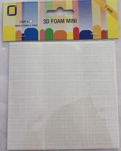 3D Mini - Klebepads, 1mm