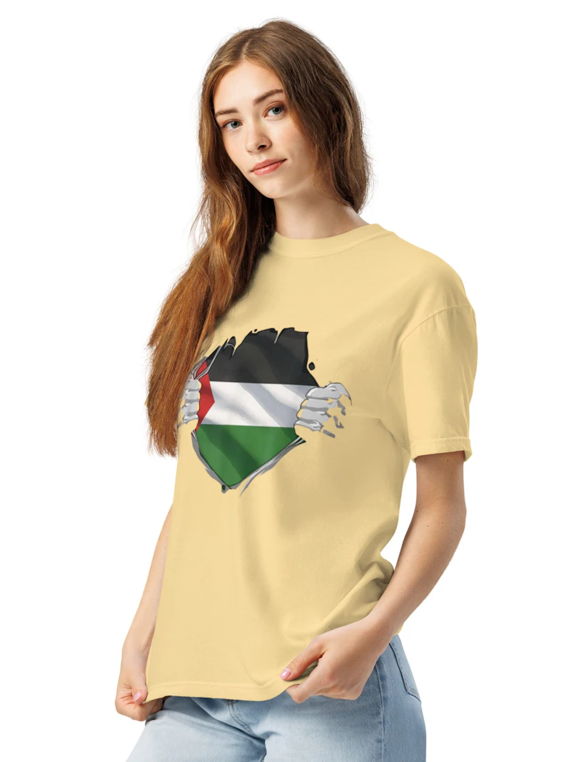 Palestinian flag symbol t-shirt 