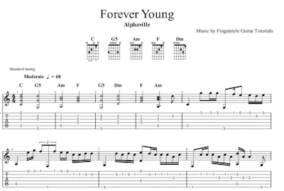Forever Young - Alphaville - TABS & Sheet Music