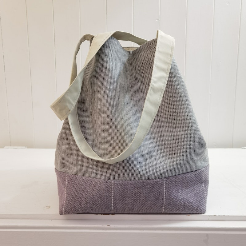 Grey &  Plaid Everyday Tote Bag