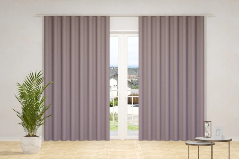 Curtain fabrics - SUNOUT, (back side of fabrics woven in white color), in 85 colors, width - 1,50 m.)