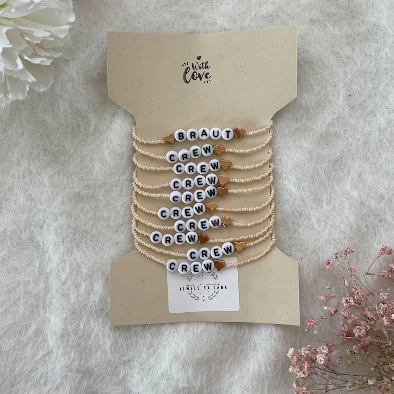 Armbänder für den Junggesellenabschied 