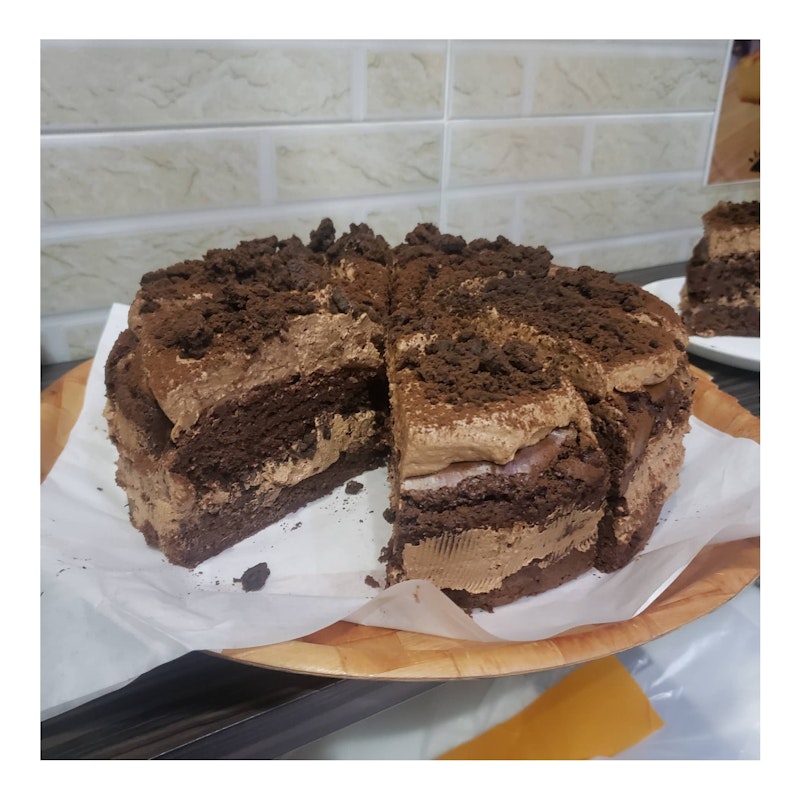 Triple chocolate cake 1/6 pc (Anak Philippine Bread)