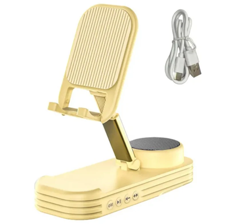 Mobile Phone Holder with Bluetooth Speaker