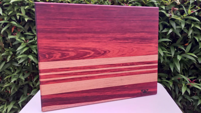 Cutting board / Cheese board. Orange and White.  