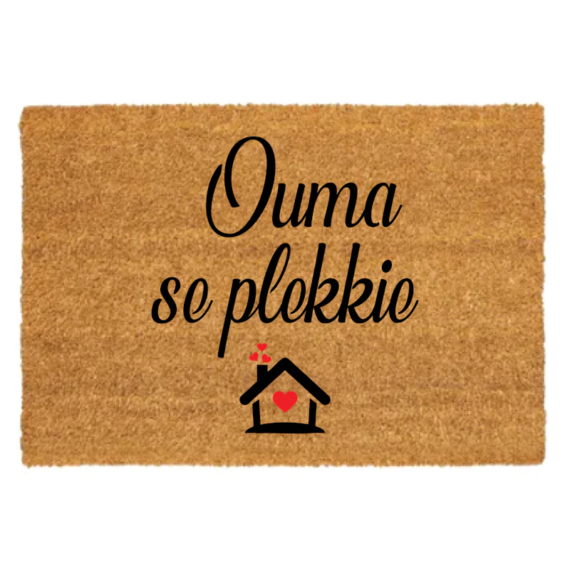 Ouma se Plekkie Doormat