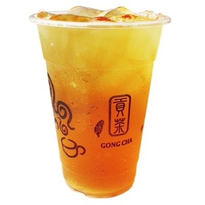 Honey green tea (Gong Cha) 