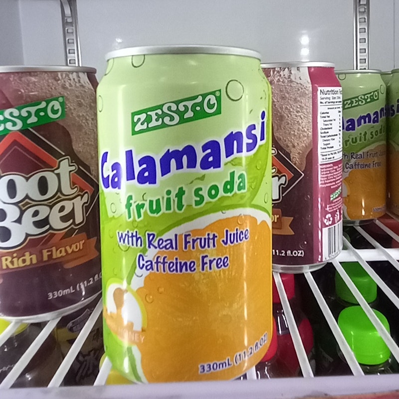 Calamansi fruit soda (Yoyo Mart)