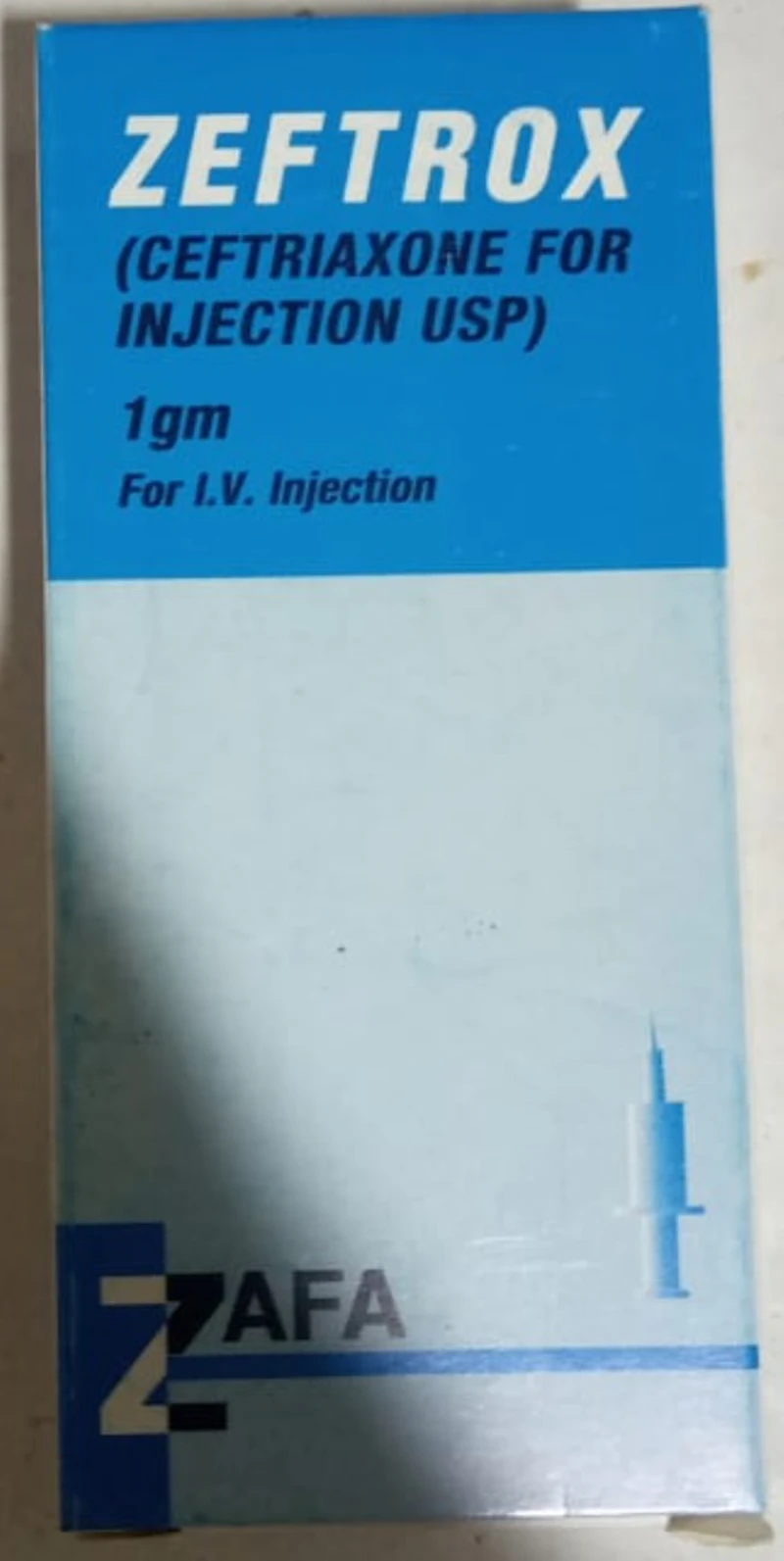 Zeftrox 1gm (Ceftriaxone) lnjections
