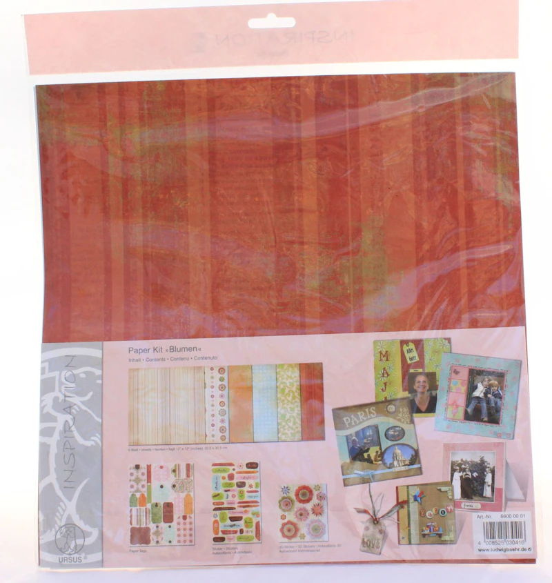 Scrapbook - Set  "Blumen"
