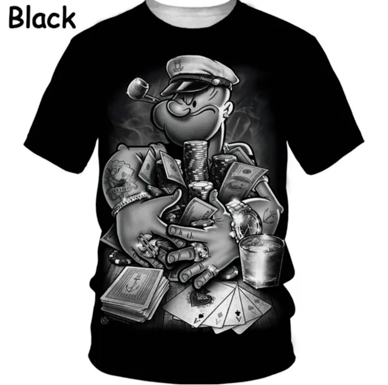 Fashion Personality 3D T Shirt Men