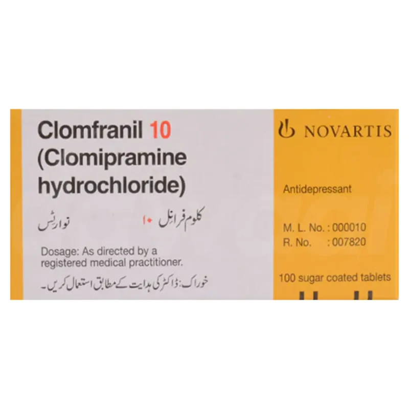 Clomfranil 25 (clomipramine Hydrochloride)