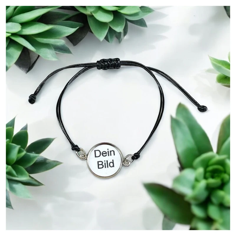Personalisiertes Armband mit Schiebeknoten