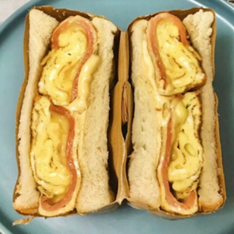 Thick Fried Egg Ham Sandwich (嶺南大廈心鮮出爐)