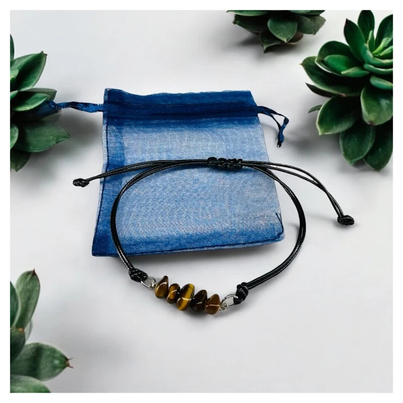 Kordel-Armband "Tigerauge"
