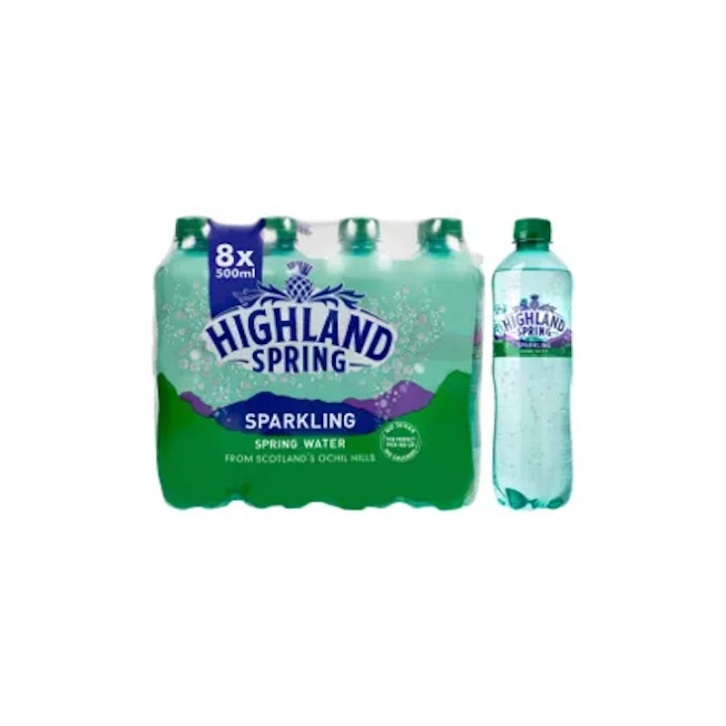 Highland Spring Sparkling Spring Water 8x500