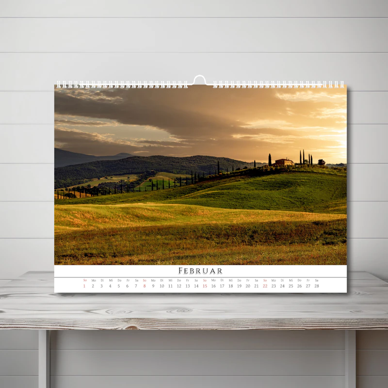 DIN A3 Wandkalender Italien 2026