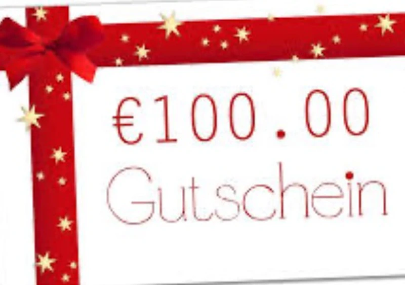 100€. Gutschein
