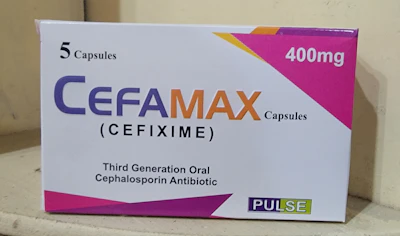 Cefamax 400mg cap ( Cefixime)