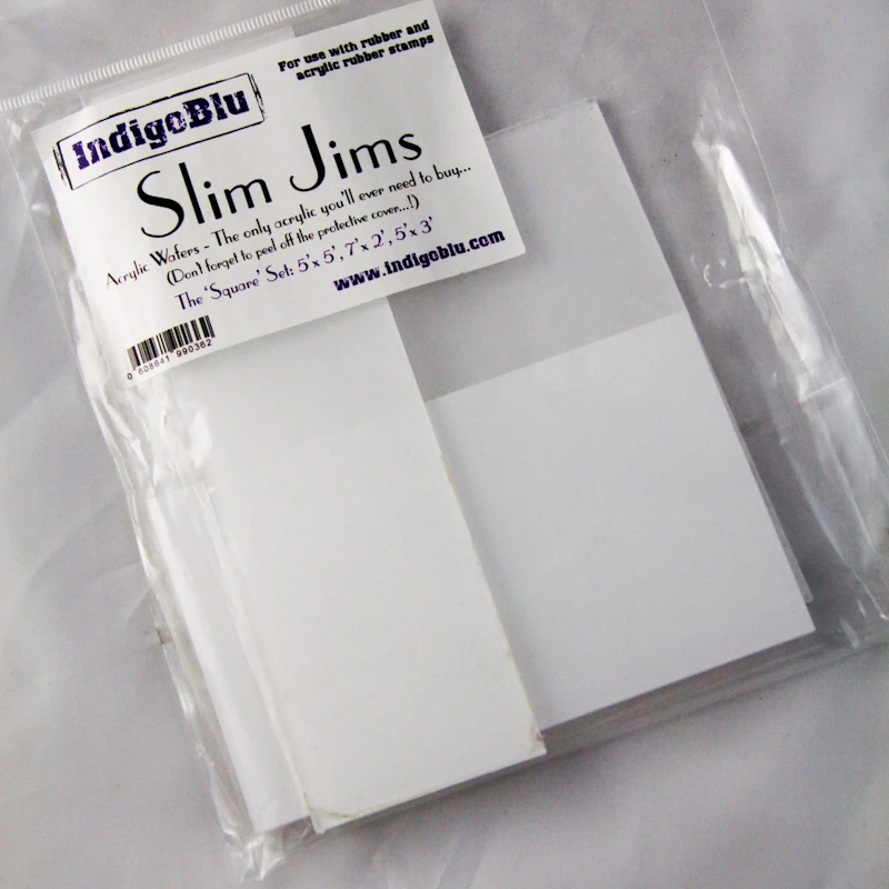 Slim Jims "Square Set", 3 Acrylblöcke, 3mm dünn