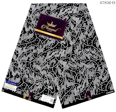 Black and white vain dots Ankara