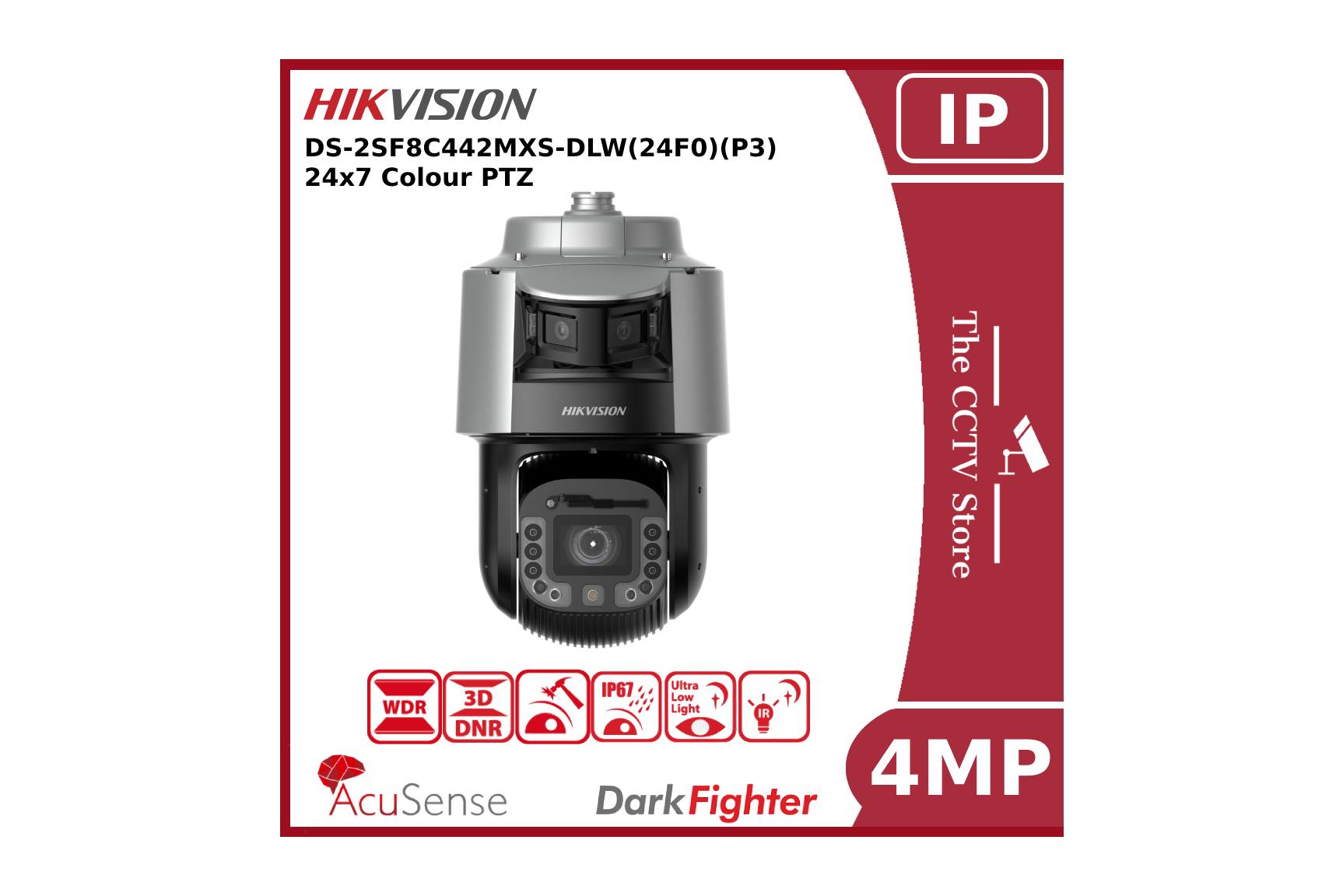 hikvision 8 inch ptz camera