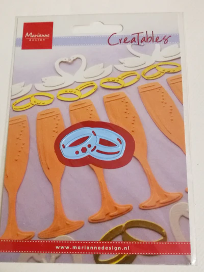 CreaTables Die Cut - Schablone "Eheringe"
