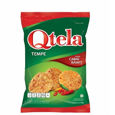 Qtela tempe rasa cabai rawit (Indomarket)