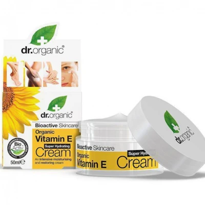 Dr. Organic Vitamin E Super Hydrating Cream - Crema Viso Super idratante alla Vitamina E