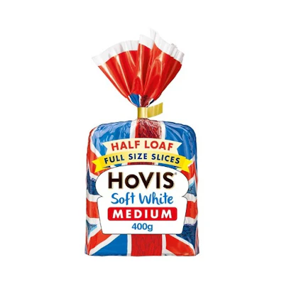 Hovis Soft White Half Loaf 400g