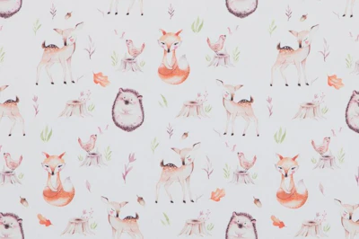 Kids curtain fabric Bambi, SUN OUT, width - 1,50 m.