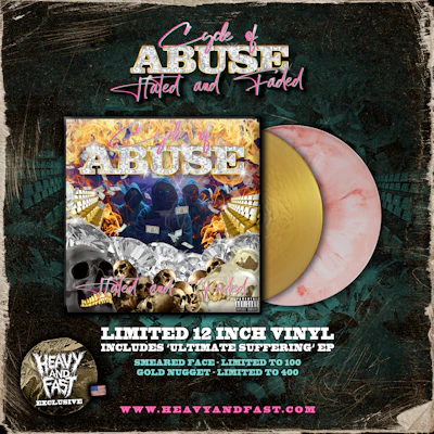 CYCLE OF ABUSE - "HATED AND FADED" [12" VINYL-TWO COLORS]