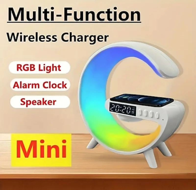 Wireless Speaker 6 Kinds Of Light Mode Wireless Charging Function Compatible With IOS / Android System 