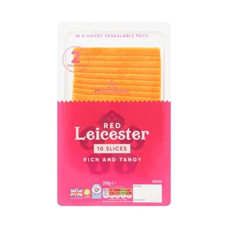 Morrisons Red Leicester Slices 240g