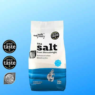 salt odyssey Feines Gourmet Meersalz aus Messolonghi 1kg