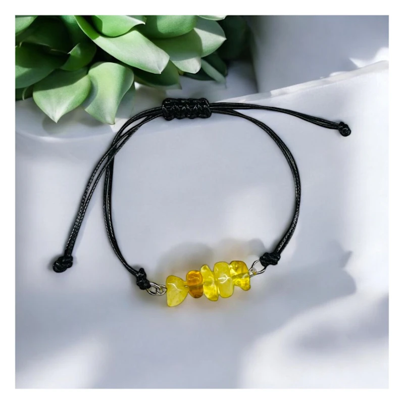 Kordel-Armband "Citrin"