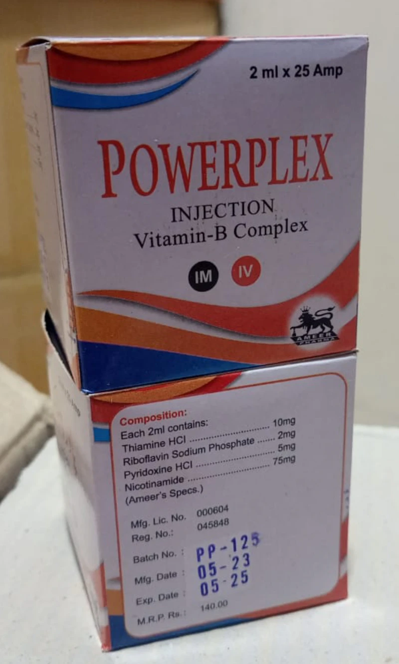 Powerplex injection (Vitamin B-complex)