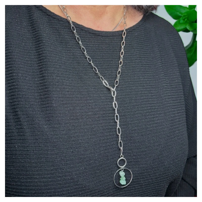 Y-Kette "Ylena" mit Aventurin