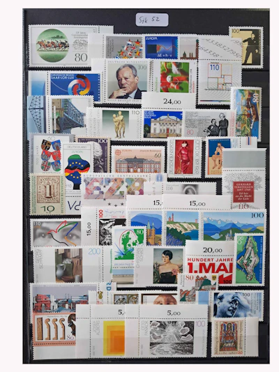 Robbert´s Briefmarken Deutschland Sondermarken Posten postfrisch, Skt 52