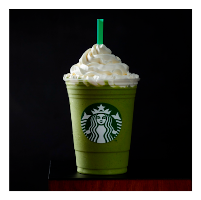 Icy matcha cream smoothie (Starbucks)