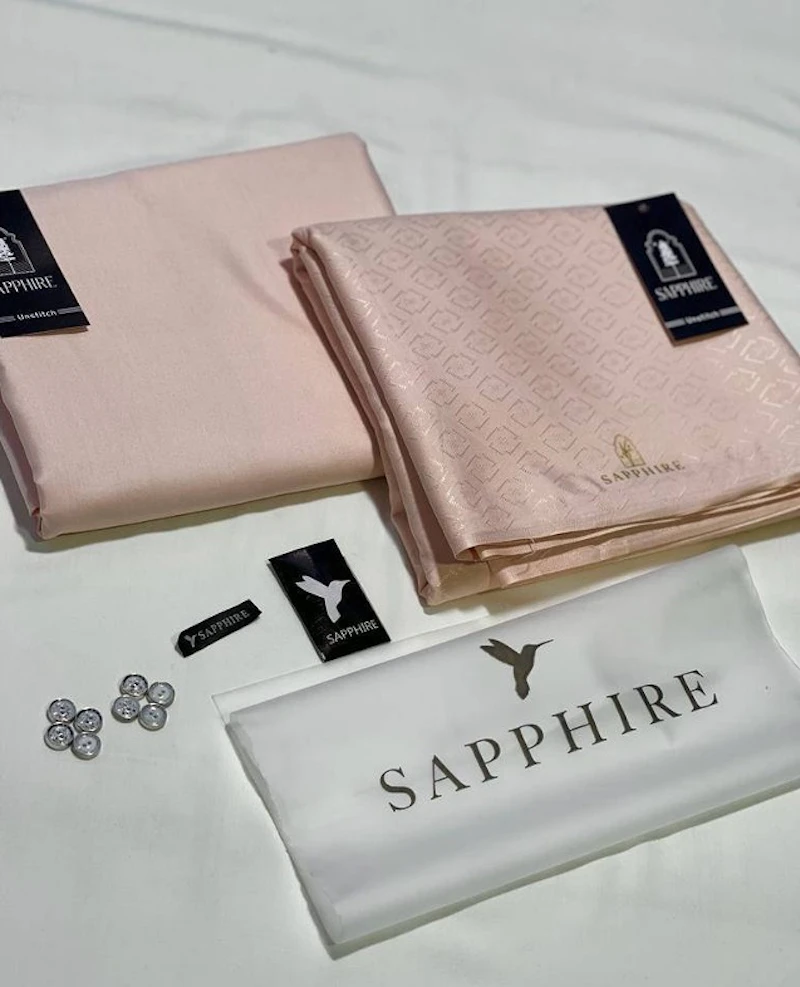 Sapphire - Wash & Wear Men Unstitched Suit
