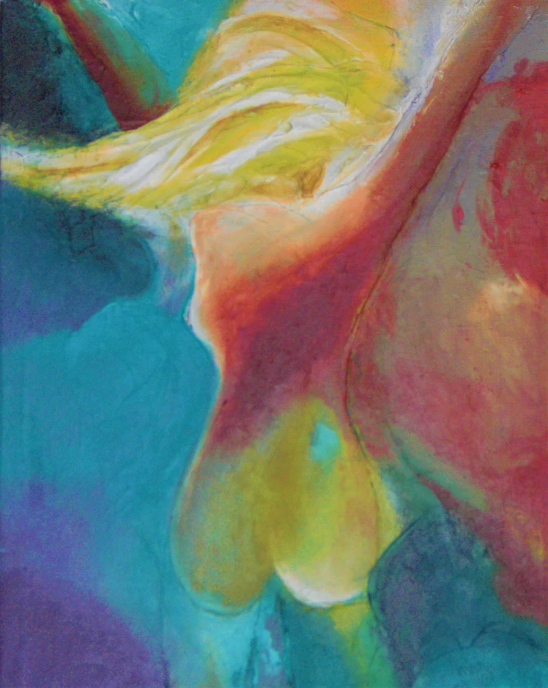 FREE -  Abstract Figurative, Mixed Media on Linen Canvas