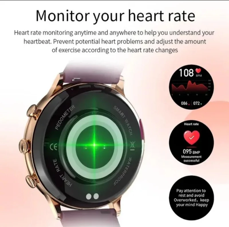 AMOLED smart watch bracelet for women