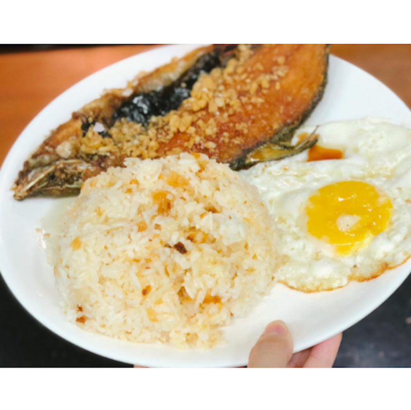 Bangus silog with Rice (DC Cafe)