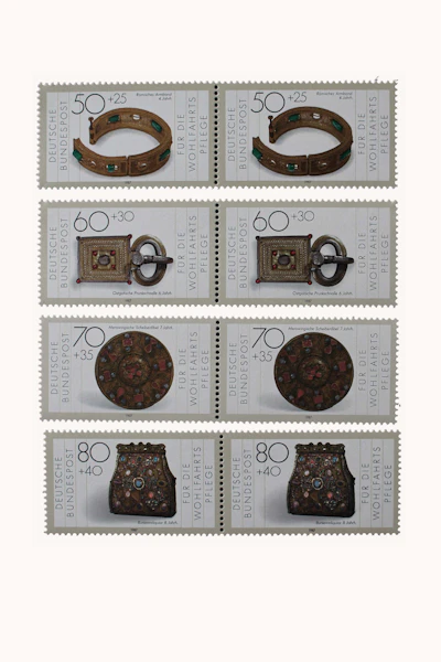 Robbert´s Briefmarken Deutschland MiNr. 1333-36, Wohlfahrt : Gold- und Silberschmiedekunst, Satz 2 mal postfrisch