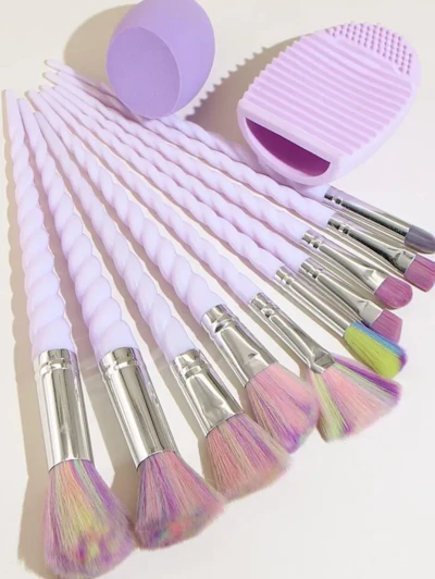 Unicorn Rainbow makeup Brush Set