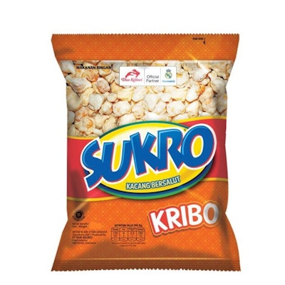 Sukro kacang bersalut fried coasted peanut Kribo (Indomarket)