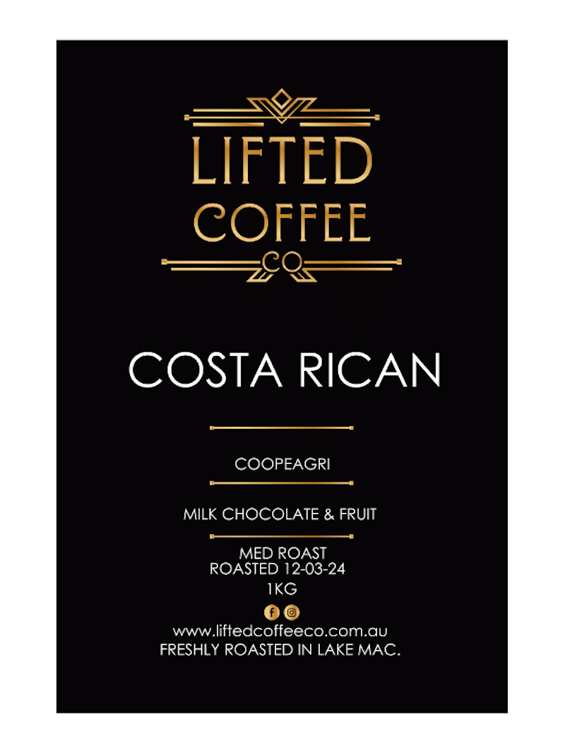 Single Origin - COSTA RICA- Coopeagri