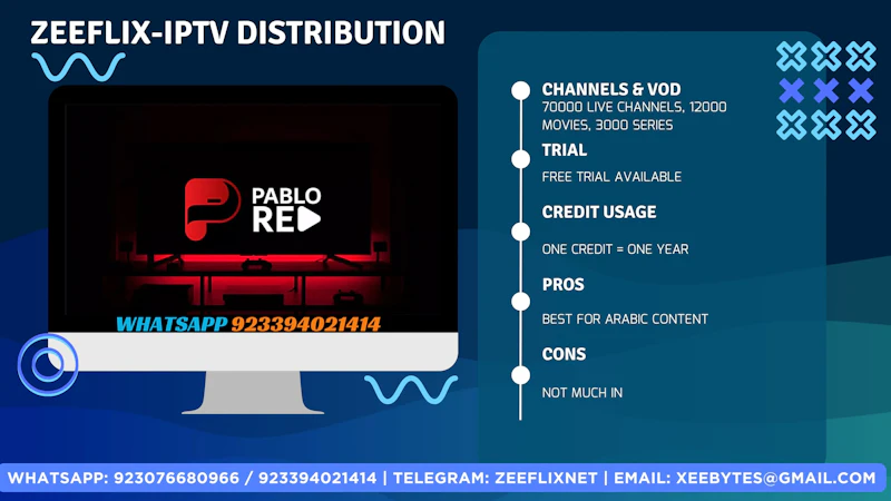 PABLO RED IPTV | PABLORED IPTV SUBSCRIPTION