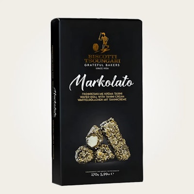 Markolato Waffelröllchen mit Tahini Creme 170g